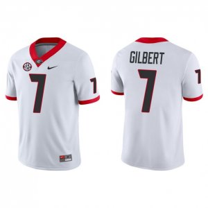 Georgia Bulldogs Arik Gilbert Men's #14 White Game Football NCAA Jersey 2406MDTS6