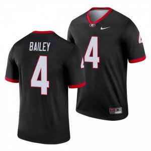 Georgia Bulldogs Champ Bailey Men's #4 Black Legend Football NCAA Jersey 2406PAAC8