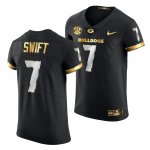 Georgia Bulldogs D'Andre Swift Men's #7 Authentic Black Golden Edition 2020-21 Football NCAA Jersey 2406MKUB8