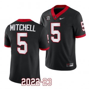 Georgia Bulldogs Adonai Mitchell Men's #5 Black 2022-23 Alternate Football NCAA Jersey 2406MHYN3