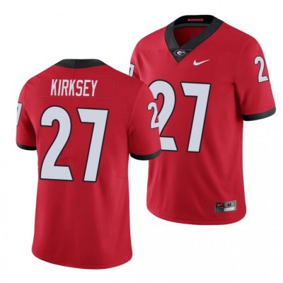 Georgia Bulldogs Austin Kirksey Men's #27 Red Limited Football NCAA Jersey 2406OGJV6