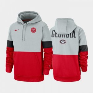 Georgia Bulldogs Men's Pullover Rivalry Red Gray Football NCAA Hoodie 2406HDUK2