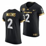 Georgia Bulldogs D'Wan Mathis Men's #2 Authentic Black Golden Edition 2020-21 Football NCAA Jersey 2406ZBUJ8