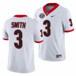 Georgia Bulldogs Roquan Smith Men's #3 White Football NCAA Jersey 2406TPXA3