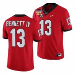 Georgia Bulldogs Stetson Bennett Men's #13 Red 2021 Orange Bowl Playoff Football NCAA Jersey 2406PYYE2