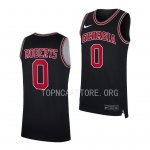 Georgia Bulldogs Terry Roberts Men's #0 Black Throwback 2022-23 Basketball NCAA Jersey 2406ZXVF4