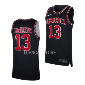 Georgia Bulldogs Mardrez McBride Men's #13 Black Throwback 2022-23 Basketball NCAA Jersey 2406UJRL3