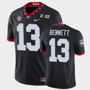 Georgia Bulldogs Stetson Bennett Men's #13 Game 2021 National Champions Black Football NCAA Jersey 2406RAEN6