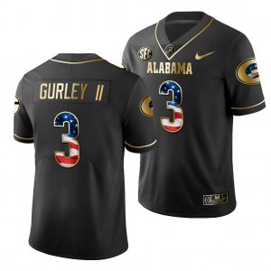 Georgia Bulldogs Todd Gurley II Men's #3 Stars and Stripes Black 2019 History Player Football NCAA Jersey 2406BXWK7