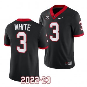 Georgia Bulldogs Zamir White Men's #3 Alternate 2022-23 Black Football NCAA Jersey 2406WCFW0